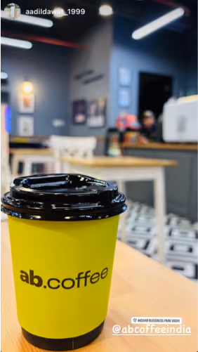 AB Coffee team member at work