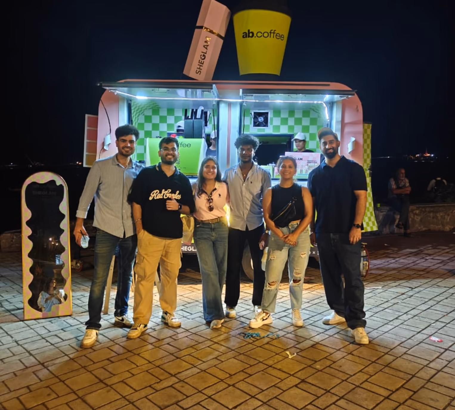 AB Coffee and Tira festive brand activation in Bengaluru